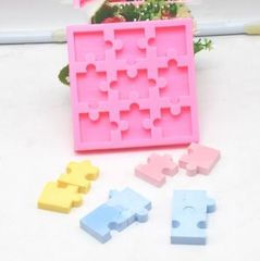 パズルピース型　シリコンモールド