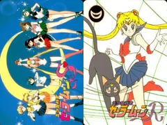 ux37  セーラームーン カード 森永 まとめ セーラー戦士　素顔の四人　ルナ　月野　うさぎ モリナガ morinaga