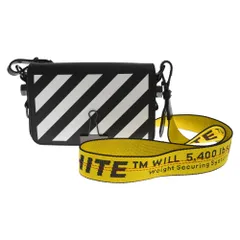 OFF-WHITE (オフホワイト) Diag Crossbody Bag バインダー クリップ ミニ ショルダーバッグ ブラック OWNA038R19423082のサムネイル