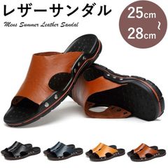 レザーサンダル メンズ サンダル メンズサンダル ビーチサンダル 軽量 通気性 履き心地 室内 外履き 歩きやすい アウトレット 夏用 革 疲れない 大きいサイズ 涼しい 蒸れない 防滑 耐 min#