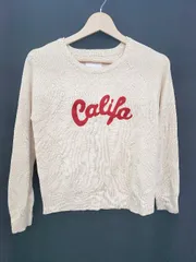 ◇ Ray BEAMS レイ ビームス ロゴ 長袖 ニット　カットソー サイズ表記なし ベージュ系 レディース P  【1407260027935】