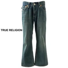 USA製 true religion トゥルーレリジョン メンズ 34 billy super T フレア デニム ベルボトム パンツ ジーンズ Gパン ジーパン メンズ 34 Y2K 00s 90s