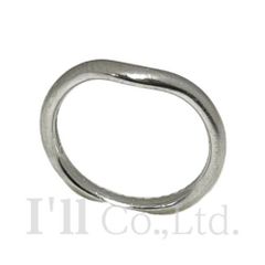 Tiffany&Co.　ティファニー　カーブド　バンド　リング　60016470　PT950　8.5号　ブランドジュエリー　アクセサリー　指輪　エルサ・ペレッティ　プラチナ　ウエディング　マリッジ【中古】【76345】