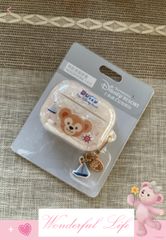 【即納在庫】上海ディズニー公式グッズ  でWonderful Life shop 海外限定 上海ディズニーランド   ディズニーダッフィー＆フレンズキャラクター 煌びやかで高級感あるAirPods Pro(第2世代)用 ケース チェーン付き