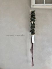 millefeuille of leaves 　木の実と木の葉のガーランド 74cm