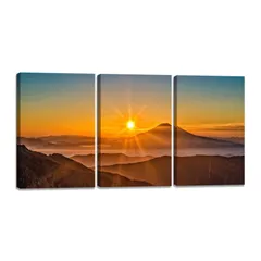 2317.楼閣山水 風景画 袋帯 六通柄 山 家屋 木 橋 川 金糸 正絹 着物  