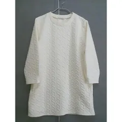 ◇ Simplicite シンプリシテェ 長袖 ミニ チュニック ワンピース ホワイト系 レディース  【中古】 【1204090001681】