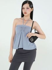 【Uglyshadow】BEADS TUNNEL SLEEVELESS