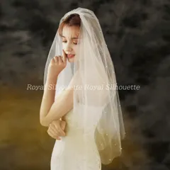 ウェディングベール ベール フリル ホワイト 白 パール 結婚式 花嫁 二次会 パーティー ウェディング フェミニン プリンセス 森ガール 前撮り ガーリー レース チュール シンプル