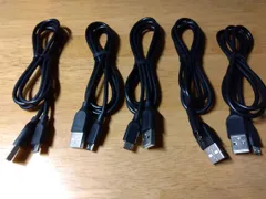USB ケーブル１m Micro USB Type-B（2.0）５個セット　新品