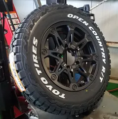 愛情梱包 ジムニー JB23 JB64 16インチ Bounty Collection BDX08 トーヨーオープンカントリーRT 185/85R16 ホワイトレター