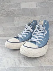 ◇ Θ converse コンバース オールスター 1SD402 ハイカット スニーカー シューズ サイズ24.0㎝ ブルー系 レディース E  【1506110016201】