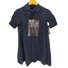 ヴィヴィアンウエストウッドレッドレーベル Vivienne Westwood RED LABEL オーブロゴボタン ドット柄リボンチュニック レディース  1のサムネイル