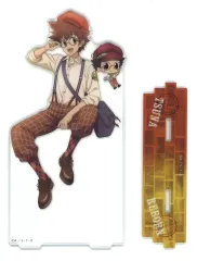 【中古】アクリルスタンド・アクリルパネル 沢田綱吉＆リボーン ビッグアクリルスタンド 「カミアニくじ 家庭教師ヒットマンREBORN! 英国ファッション」 B賞