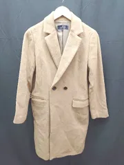 ◇ JOURNAL STANDARD relume フロントボタン ポケット ウール 無地 長袖 コート サイズM ブラウン レディース E  【1304120042377】