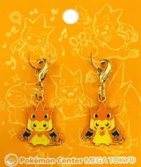 ポケモン　メガトウキョー　ピカチュウ　メタルチャーム　リザードン　チャーム ポケモンセンター限定 メガトウキョーのピカチュウ メガ