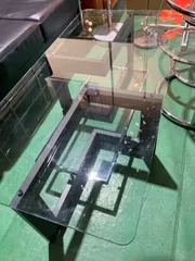 【10/5削除】アルテジャパン ガラステーブル センターテーブル　IDC大塚家具 センターテーブル 「YG」 フレームホワイト色 全3サイズ