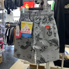 残り1点‼️人気商品‼️cookman クックマン⚫︎パンツ　シェフ　ショートパンツ　オールドタトゥー　グレー　M Lのサムネイル