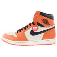 NIKE (ナイキ) AIR JORDAN1 RETRO HIGH REVERSE SHATTERED BACKBORD 555088-113 エアジョーダン1 シャッタードバックボード ハイカットスニーカー オレンジ US10.5/28.5cmのサムネイル