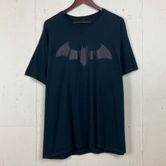BATMAN バットマン 映画 ムービー レザー ロゴ Tシャツ 古着 ブラック 黒 メンズXL【f240424009】