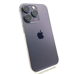 【全額返金保証】【最速発送】Apple iPhone 14 Pro 128GB ディープパープル SIMフリー 85% 美品 動作確認済