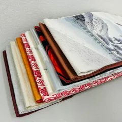 名古屋帯 正絹 10本 まとめ売り リメイク材料 m-108