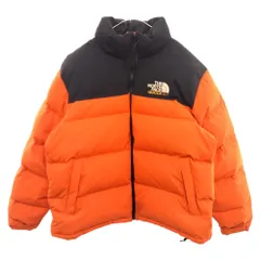 GUCCI (グッチ) 22SS ×THE NORTH FACE DOWN JACKET ヨーク カラー切替え ジップアップダウンジャケット 663757 XAADP オレンジのサムネイル