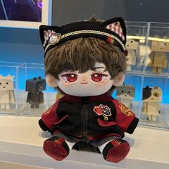 15cm ぬいぐるみ 服 ヘッドウェア コート 半ズボン 靴 綿人形 服 着せ替え アクセサリー
