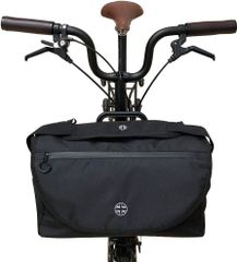 TWTOPSE イギリス国旗Sバッグブロンプトン折りたたみ自転車のために設計されました、レインカバー付き自転車荷物バスケットバッグ For Bromptonブロンプトン バッグ、大容量15L、スタイリッシュ、便利