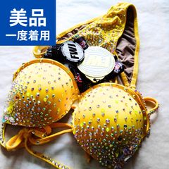 コンテスト ビキニ イエロー 2024年5月 1度着用 FWJ 規定 定番 安