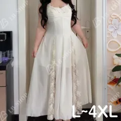 ワンピース レディース プラスサイズ レース サイズが大きい L-4XL レディースプラスサイズ ナイトドレス ドレス 通勤 上品 結婚式 披露宴 二次会 お呼ばれ 司会者 晩餐会 party 忘年会 新年会