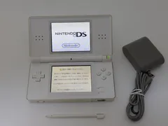 【動作確認済、新品バッテリー】ニンテンドーDS Lite 本体 ホワイト USG-001 タッチペン＆充電器付き 任天堂 DSライト