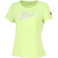 フィラ アップリケTシャツ（レディース) M ライトグリーン #VL2808-38 FILA 新品 未使用