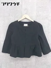 ◇ anatelier アナトリエ ノーカラー ジャケット サイズ36 ブラック レディース 【中古】 【1002801313371】のサムネイル