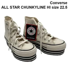 未使用 コンバース Converse スニーカー チャンキーライン ハイカット 厚底 白 US 3.5 22.5cm レディース S5V351