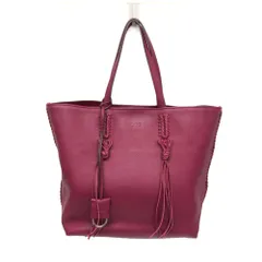 トッズ(Tod's) レディース レザー トートバッグ パープル