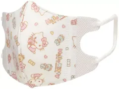 【中古】コスメ・衛生用品 [未開封] ハローキティ 子供立体マスクS 5P 「サンリオキャラクターズ」