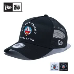 ニューエラ NEWERA キャップ 9FORTY A-FRAME トラッカー ドラえもん 940 AFTR DORAEMON THE BEST FRIEND メンズ レディース ユニセックス ブラック ホワイト フリー (250121)