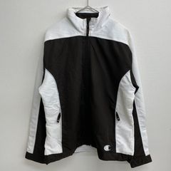 CHAMPION トラックジャケット ツートン ブラウン/ホワイト【レディースL】