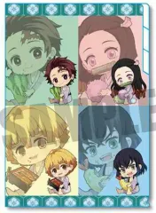 【中古】クリアファイル もぐもぐ(集合) ぎゅぎゅっとA4クリアファイル3ポケット 「鬼滅の刃」