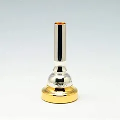 ♪フリューゲルホルンマウスピース【金メッキ仕上げ加工】格安にて！6,600円 ♪【全国対応】各種金管楽器のマウスピース・【金メッキ仕上げ