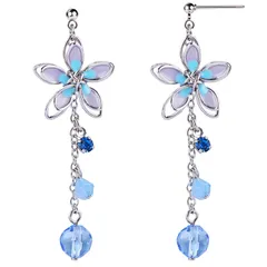 【人気商品】アクセサリー ピアス ピアス 18K 誕生日 金属アレルギー対応 ジルコニア 和風 プレゼント 揺れる 花 桜 女性 可愛い 人気 レディース ジュエリー イヤリング Umiwe