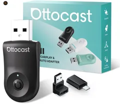 【正規品】オットキャスト ミニ OTTOCAST Mini ワイヤレスCarPlay&Android Autoアダプター ワイヤレス化 無線化