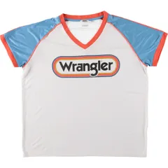 古着 ラングラー Wrangler Vネック 半袖 プリントTシャツ レディースXL/eaa441127のサムネイル