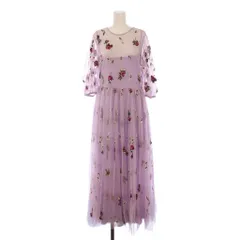 シルク100♡レッドバレンティノ　ボウタイ　ワンピース　ピンク　42 シルク100♡レッドバレンティノ ボウタイ ワンピース ピンク 42