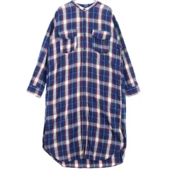 Lee リー タータンチェック 長袖 ワンピース S ネイビー×レッド×ホワイト レディース 古着