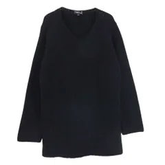 agnes b. アニエスベー ニット 国内正規品 イタリア製 ウール混 ローゲージ Vネック ニット ブラック系【中古】のサムネイル