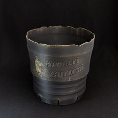 【限定モデル 一点もの 正規品】メントリザムライ130 ゴールド 植木鉢 プランター スリット 水はけ 速乾 作家鉢 観葉植物 アガベ 塊根 多肉 グラキリス 亀甲竜 エケベリア ハオルチア