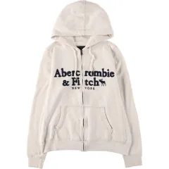 古着 アバクロンビーアンドフィッチ Abercrombie&Fitch スウェットフルジップパーカー レディースL相当/eaa585935