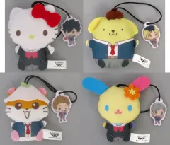 【中古】ぬいぐるみマスコット・ぬいぐるみバッジ 全4種セット ぬいぐるみマスコットvol.2 「ハイキュー!!×サンリオキャラクターズ」